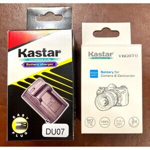 Kastar Battery  & Wall Charger for Panasonic CGR-DU07 CGA-DU07 CGA-DU07 CGA-DU07
